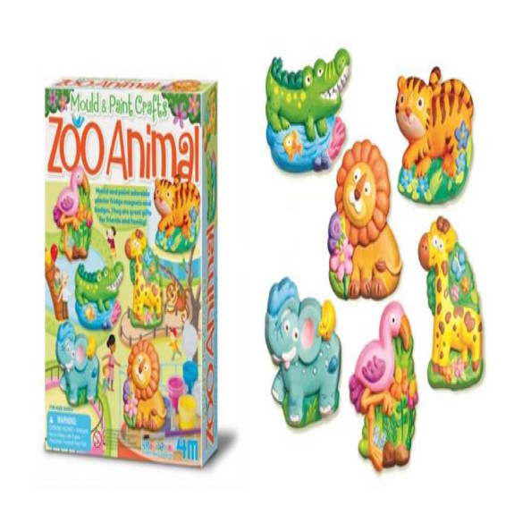 4M Mould & Paint Zoo Animal